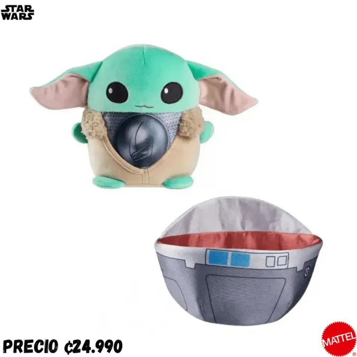 Figura Baby Yoda HWJ05 original de Mattel en empaque oficial – Consolas Retro CR