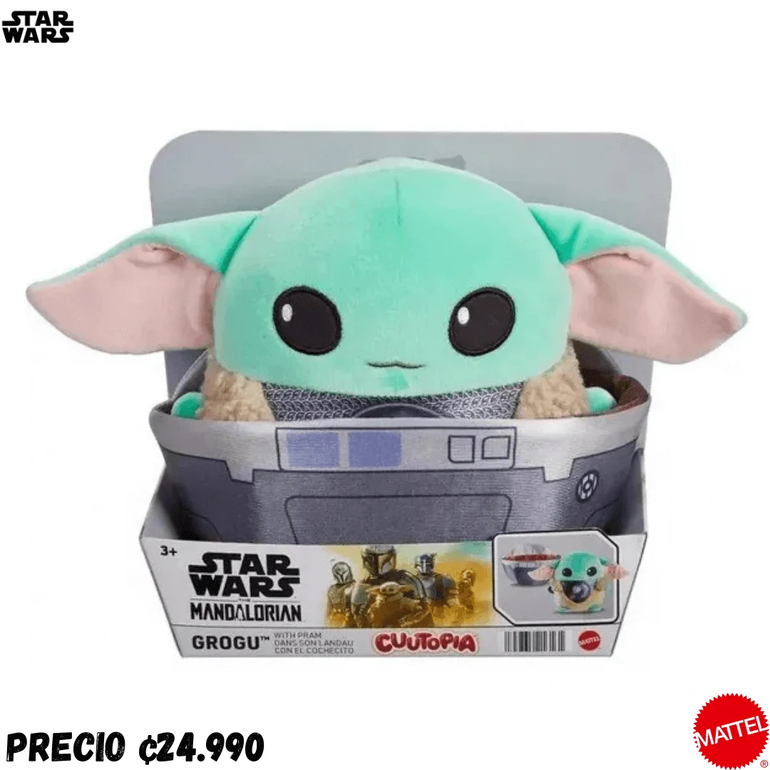 Figura Baby Yoda HWJ05 original de Mattel en empaque oficial – Consolas Retro CR