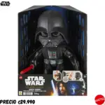 Figura coleccionable Darth Vader con luz y voz, producto oficial Mattel, Costa Rica