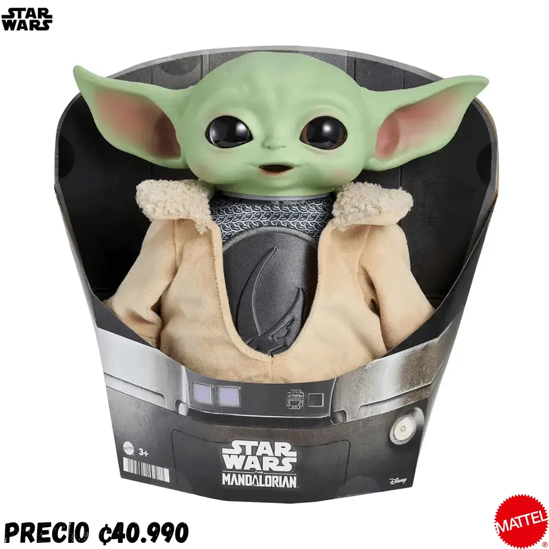 Figura coleccionable de Baby Yoda original Mattel en empaque oficial – Consolas Retro CR