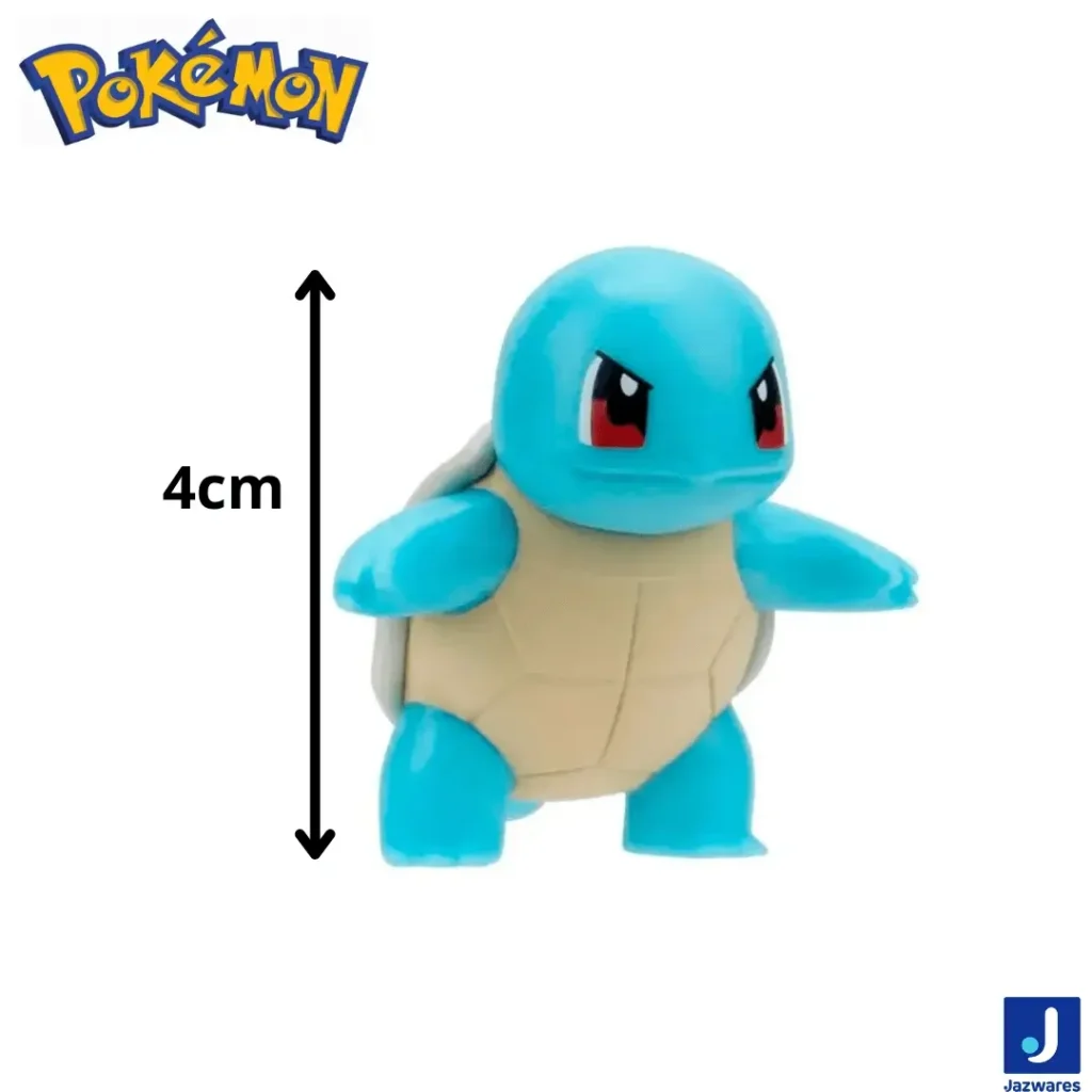 Figura Pokémon Squirtle 5cm original JAKKS – PKW2507