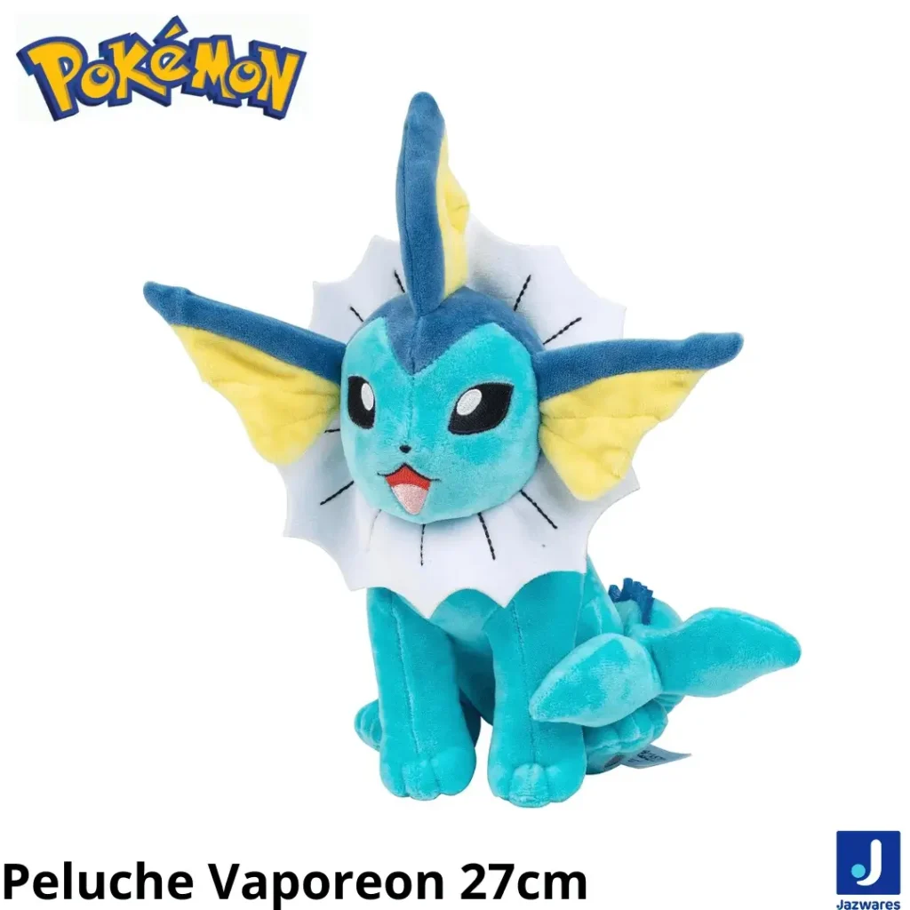 Peluche Pokémon Vaporeon JAKKS original – PKW3081