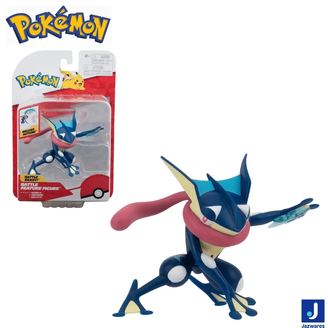 Figura Pokémon Greninja PKW3417 – original de 11 cm – Jakks Pacific – disponible en Costa Rica