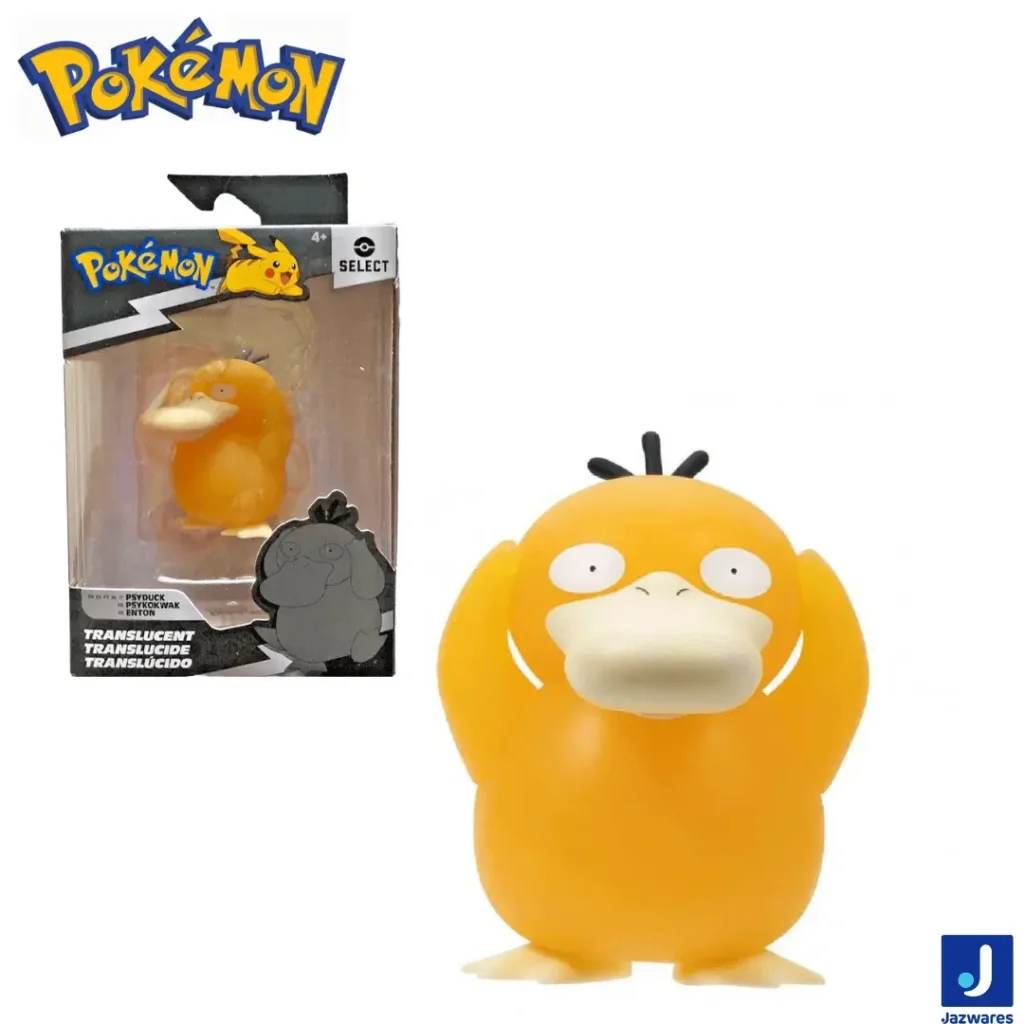 Figura Pokémon Psyduck PKW3930 – original de 6 cm – Jakks Pacific – disponible en Costa Rica