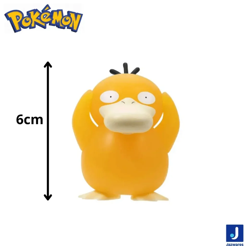 Figura Pokémon Psyduck PKW3930 – original de 6 cm – Jakks Pacific – disponible en Costa Rica
