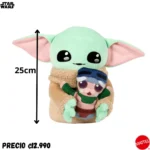 Peluche Grogu original de Mattel sentado – Consolas Retro CR