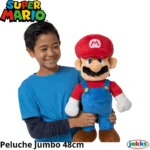 Peluche gigante Super Mario Bros original JAKKS de 50cm