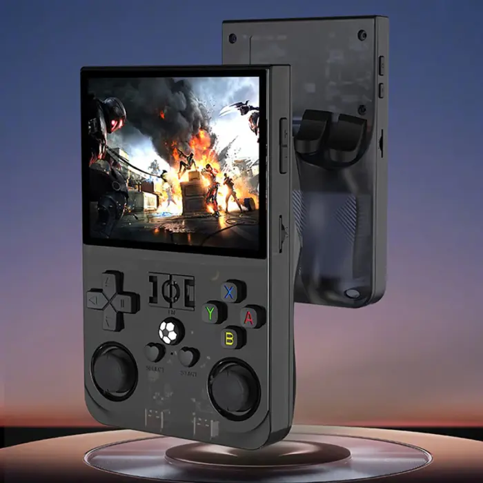 Consola Retro Portátil Pro con estuche y vidrio temperado incluidos