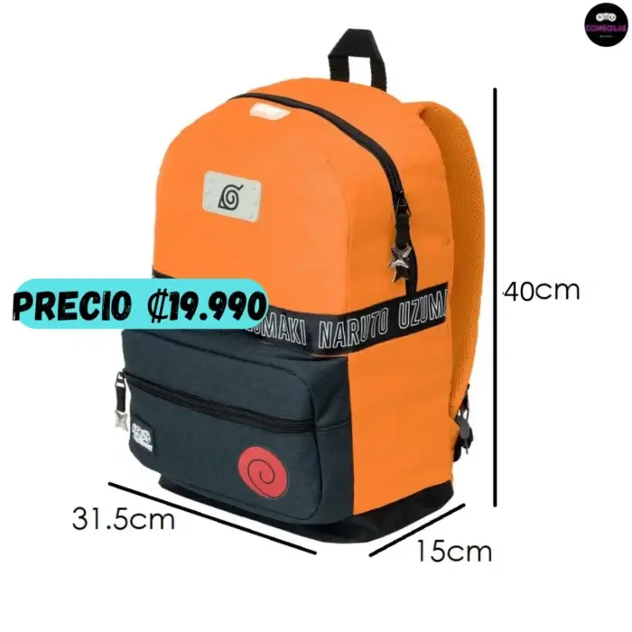 Bulto compacto original Naruto marca KeePack - Imagen 5