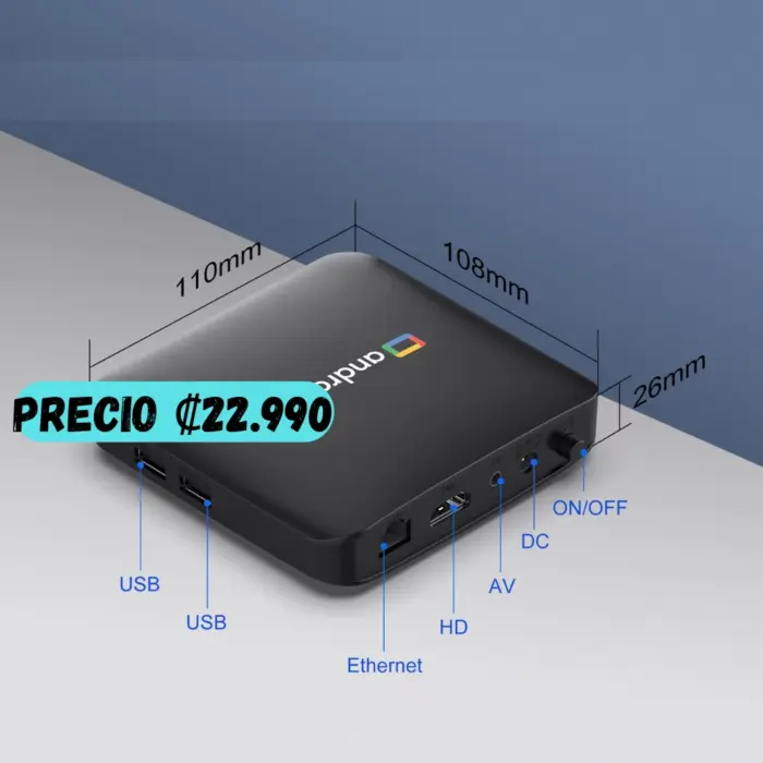 Android TV Box 14 WiFi HDMI – Convierte tu TV en Smart | Envío Gratis CR  |  Instala Netflix, YouTube y Más - Imagen 7
