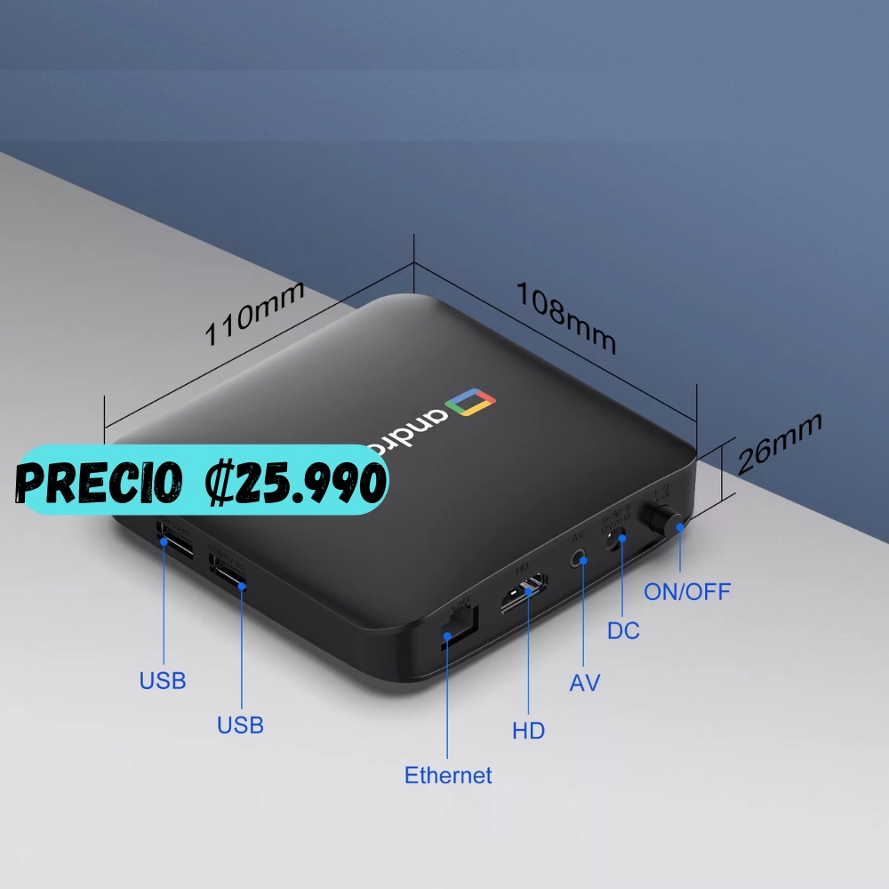 TV Box android 14.0 HDMI – Pago al Recibir - Imagen 2