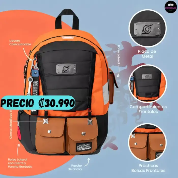 Bulto original Naruto marca KeePack - Imagen 2