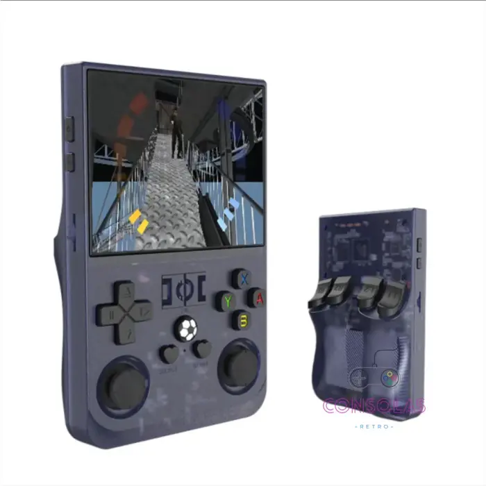 Consola retro R36 Pro portátil con batería recargable USB-C