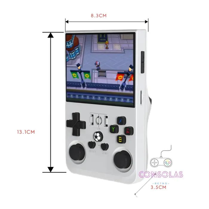 Consola R36 Pro con juegos retro lista para jugar en Costa Rica