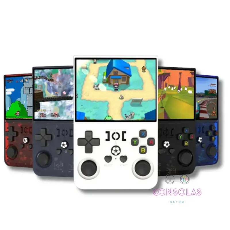 Consola retro portátil R36 Pro en Costa Rica con juegos clásicos