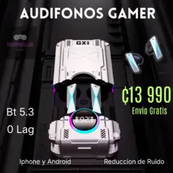 Audífonos Gamer Bluetooth RGB Baja Latencia Inalámbricos Celular Envio GRATIS Costa Rica