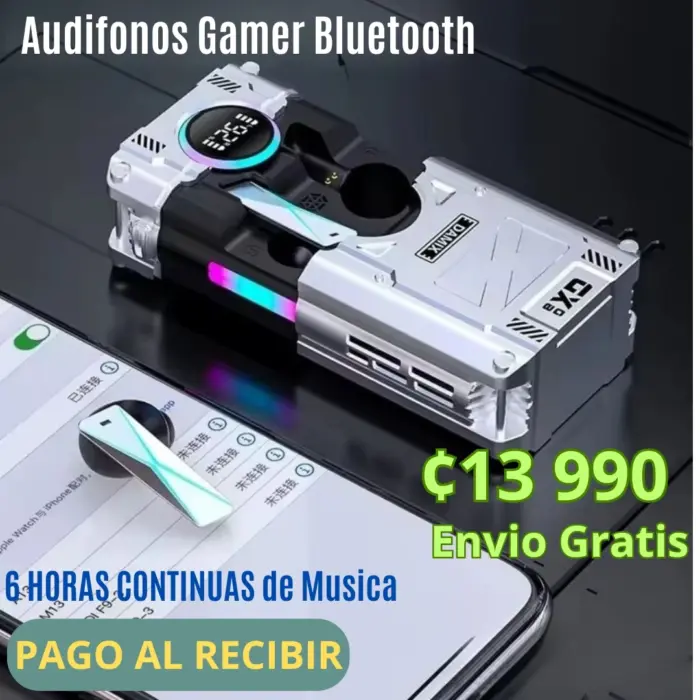 Audífonos Gamer Bluetooth RGB Baja Latencia Inalámbricos Celular Envio GRATIS Costa Rica - Imagen 2
