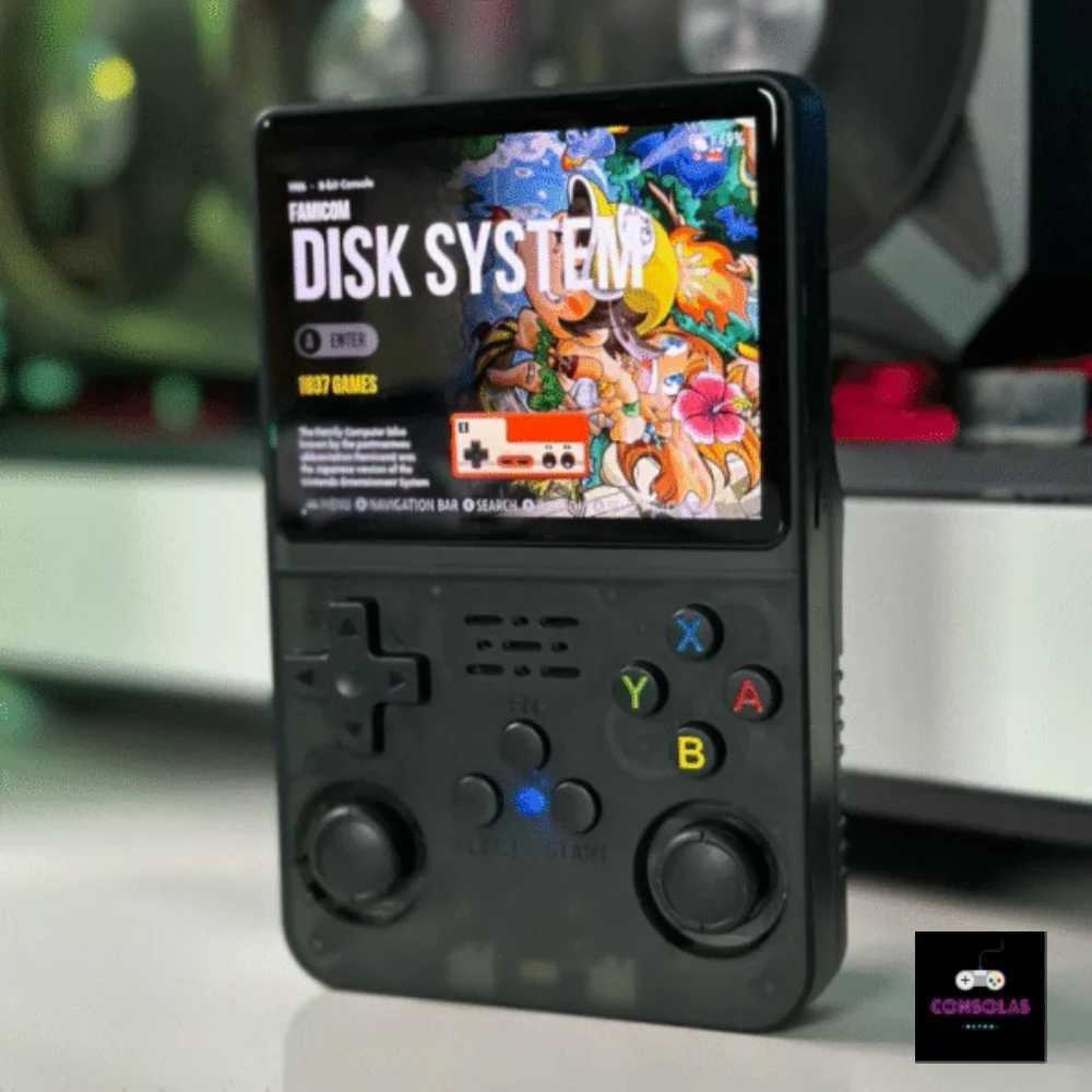 Consola Retro Portátil R36s – 20 000 Juegos · Pantalla IPS 3.5 - Imagen 2