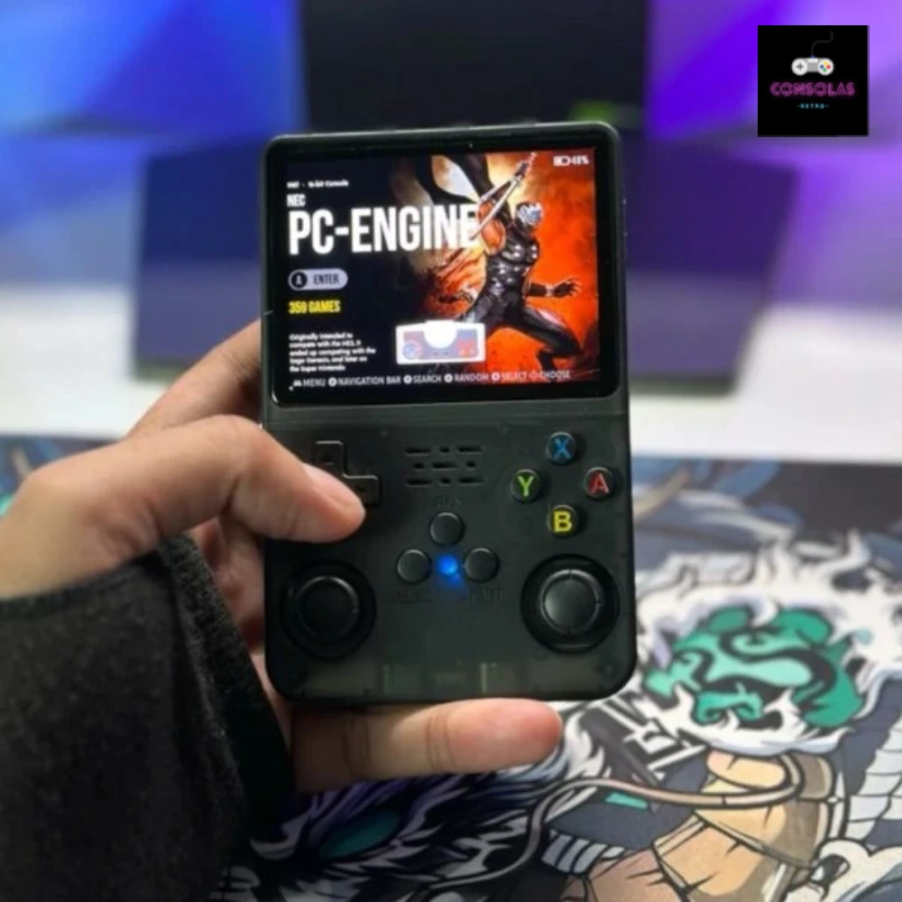 Consola Retro Portátil R36s – 20 000 Juegos · Pantalla IPS 3.5 - Imagen 3