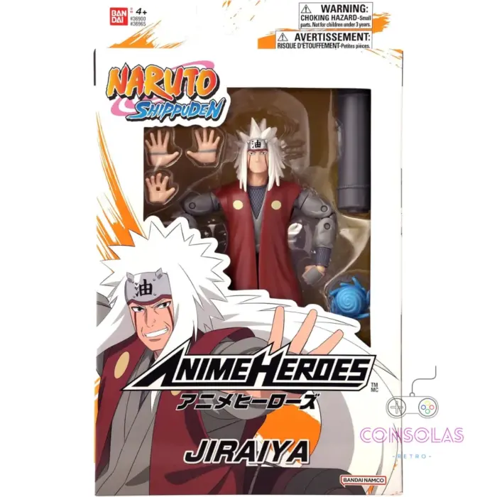 Figura Jiraiya Naruto Bandai original en Costa Rica