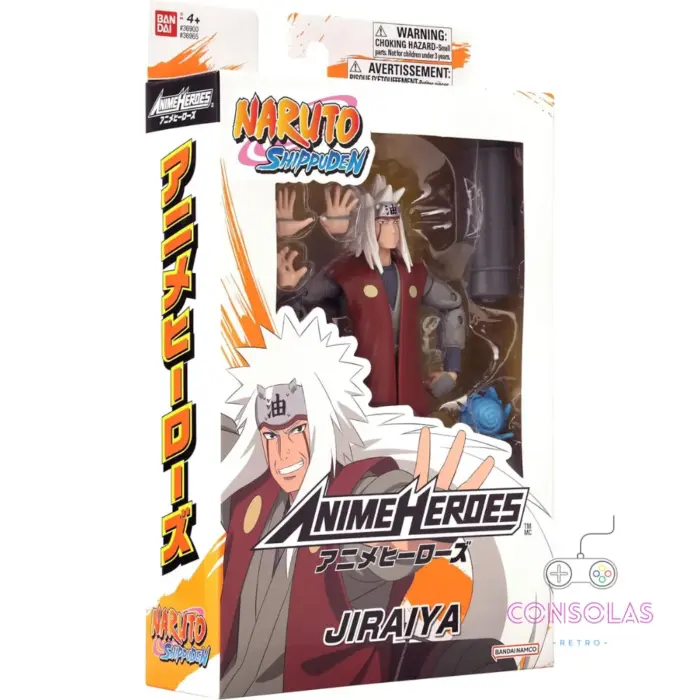 Figura Jiraiya Naruto Bandai original en Costa Rica