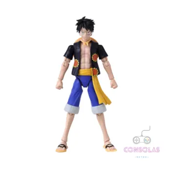 Figura oficial Anime Heroes Monkey D. Luffy Dressrosa One Piece Bandai 16.5 cm
