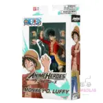 Figura oficial Anime Heroes Monkey D. Luffy Dressrosa One Piece Bandai 16.5 cm