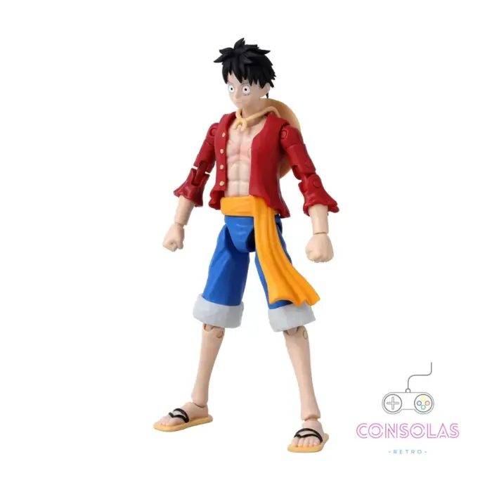 Figura oficial Anime Heroes Monkey D. Luffy Dressrosa One Piece Bandai 16.5 cm