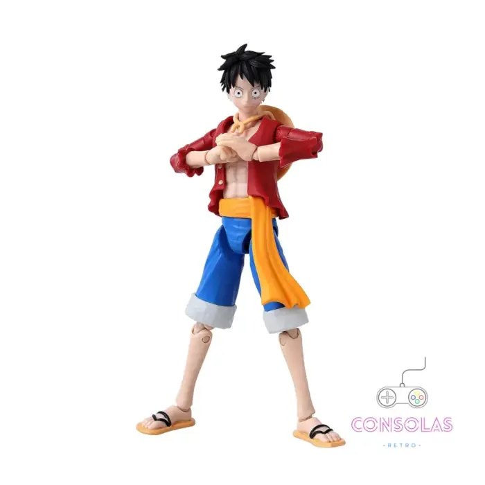 Figura oficial Anime Heroes Monkey D. Luffy Dressrosa One Piece Bandai 16.5 cm