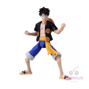 Figura oficial Anime Heroes Monkey D. Luffy Dressrosa One Piece Bandai 16.5 cm