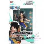 Figura oficial Anime Heroes Monkey D. Luffy Dressrosa One Piece Bandai 16.5 cm