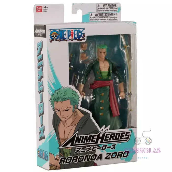 Figura Roronoa Zoro One Piece Bandai original en Costa Rica