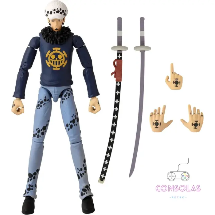 Figura Trafalgar Law Anime Heroes Bandai Oficial 16.5 cm – One Piece - Imagen 6
