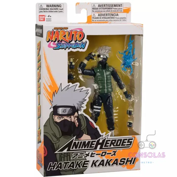 Figura Kakashi Hatake Naruto Bandai original Costa Rica