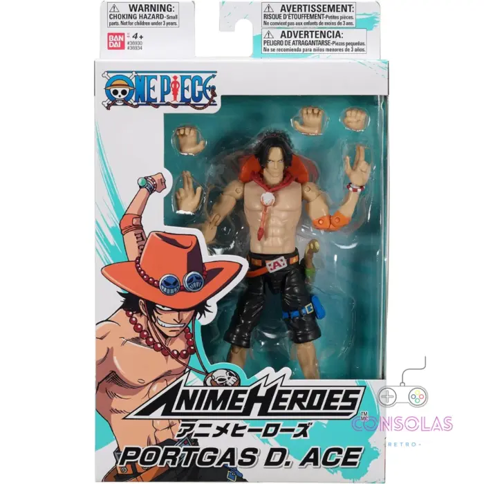 Figura Portgas D Ace One Piece Bandai original en Costa Rica